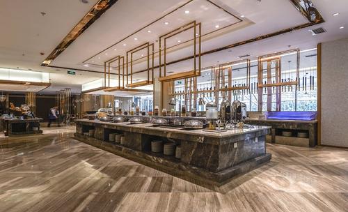 高檔酒店餐廳自助區JD20078828燈具廠家設計案例