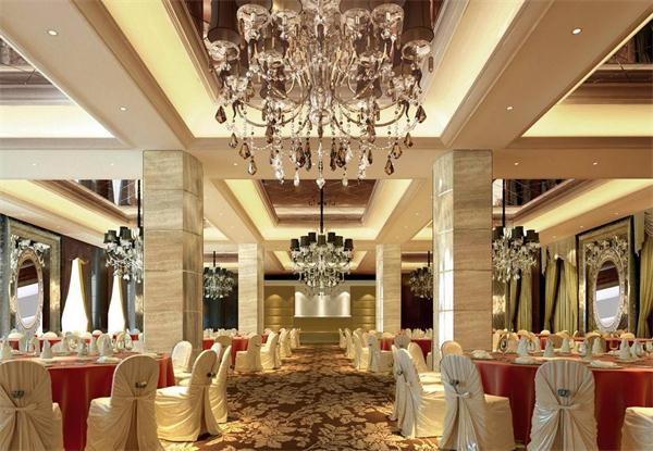 酒店宴會廳燈具照明設計廠家定制案例 價格合理 一站式安裝